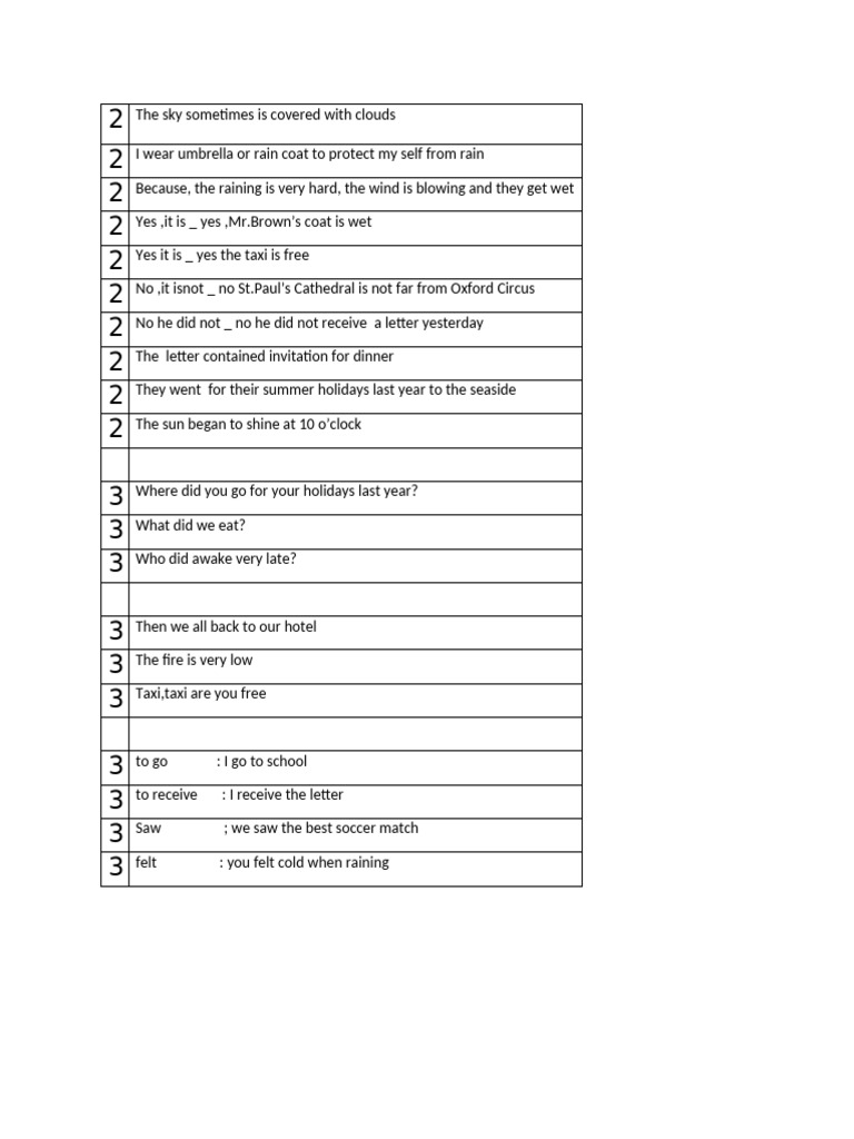 Answer Class 2 | PDF