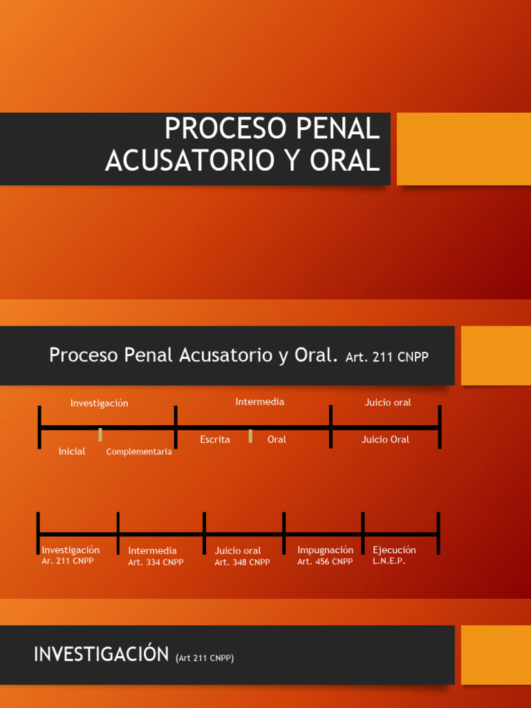 Proceso Penal Acusatorio y Oral en México | PDF | Justicia penal ...