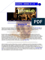 Puntos Sobresalientes - Jeremias 39 A 43