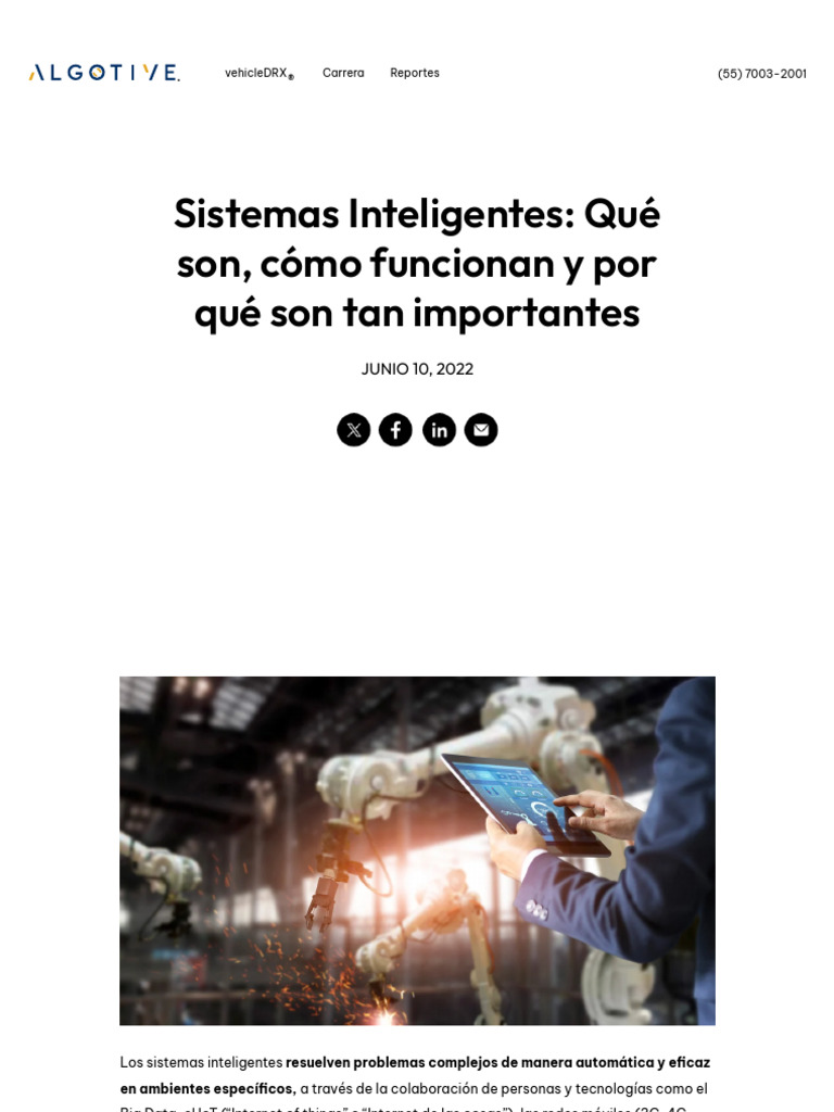 Sistemas Inteligentes | PDF | Internet de las Cosas | Computación en la ...