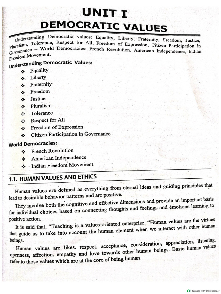 HVE Unit 1 Notes | PDF
