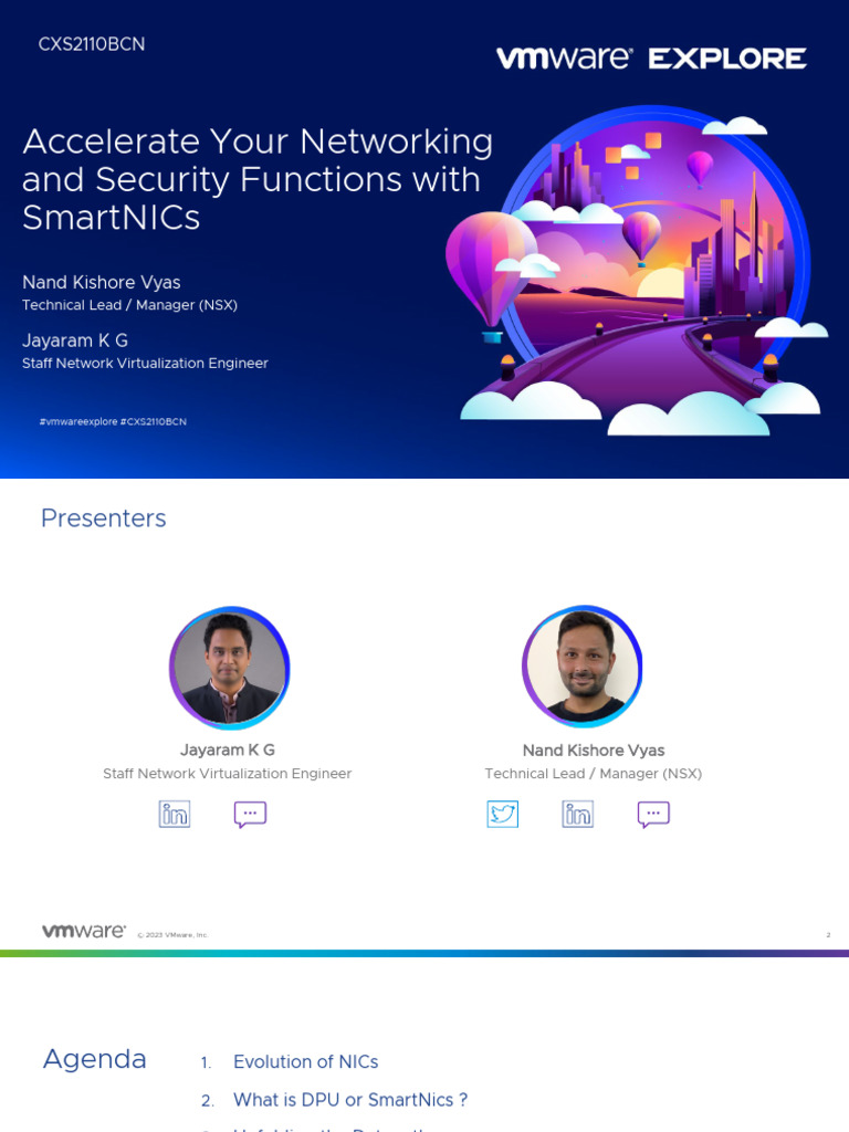 Vmware Accelerate Your Networking and Security Functions With Smart ...