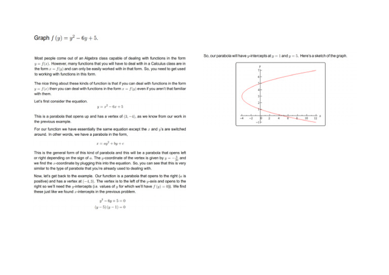 Solution Parabola | PDF