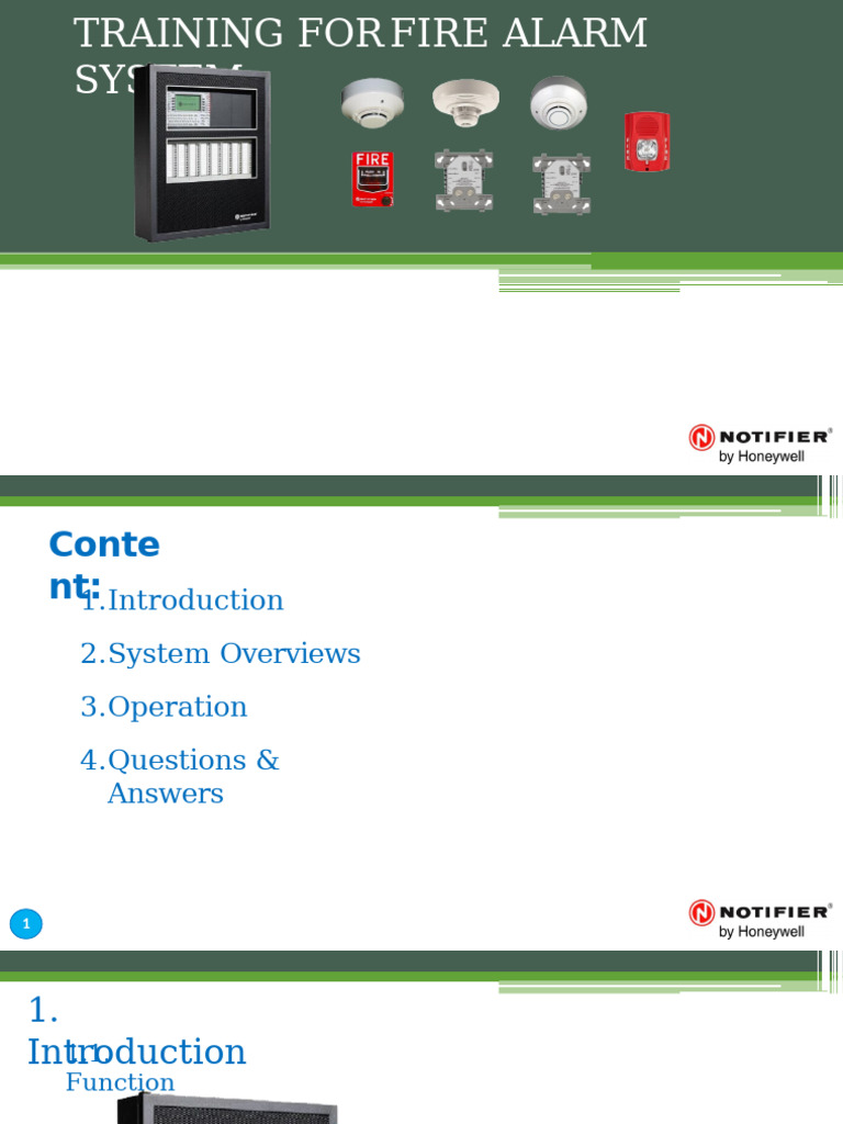 Fire Alarm System Training Overview | PDF | Computer Engineering ...