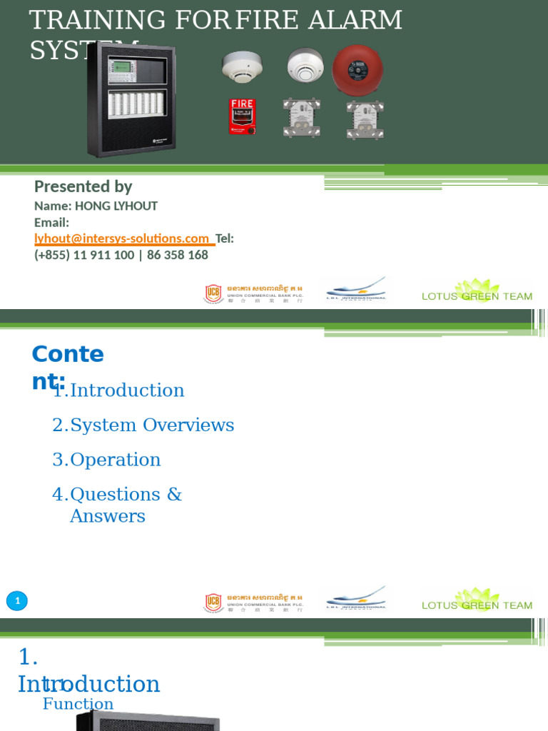 Training For Fire Alarm System MARRIOTT | PDF | Power Supply | Battery ...