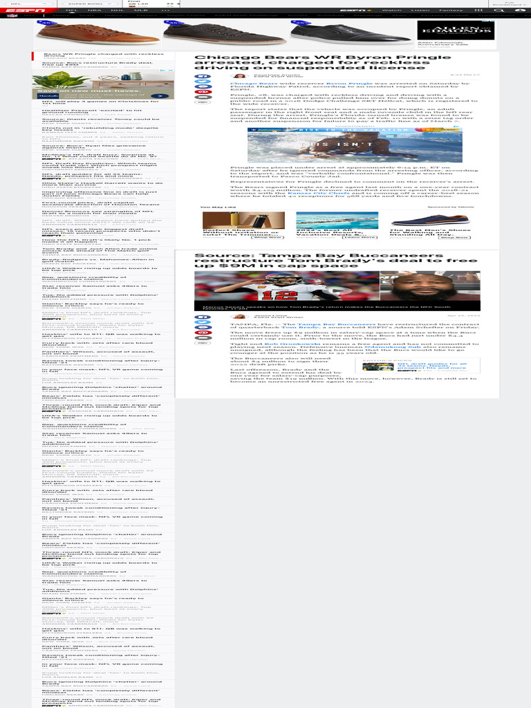 Chicago Bears WR Byron Pringle Arrested, Charged For Reckless Driving ...