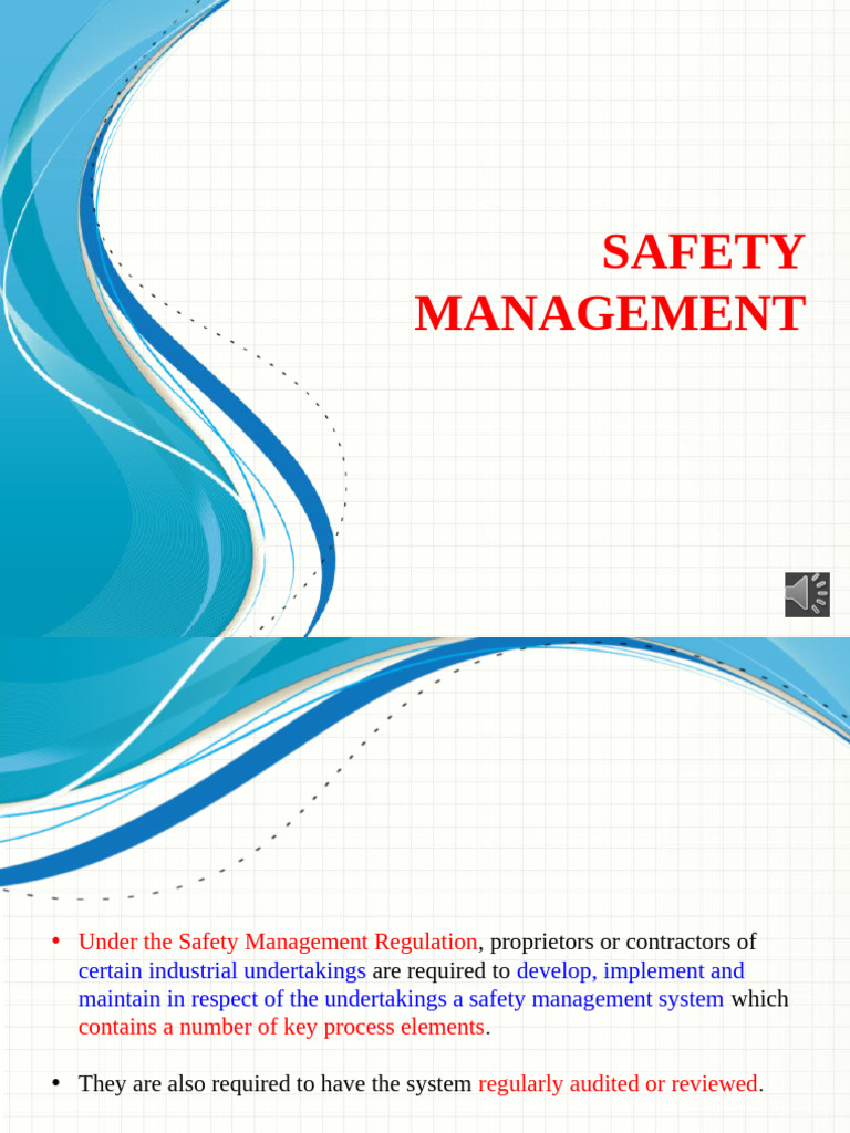 Safety Management System Overview | PDF | Occupational Safety And ...
