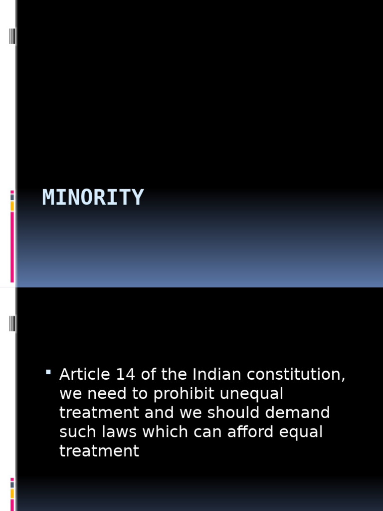 Understanding Minority Rights in India | PDF | United Nations ...