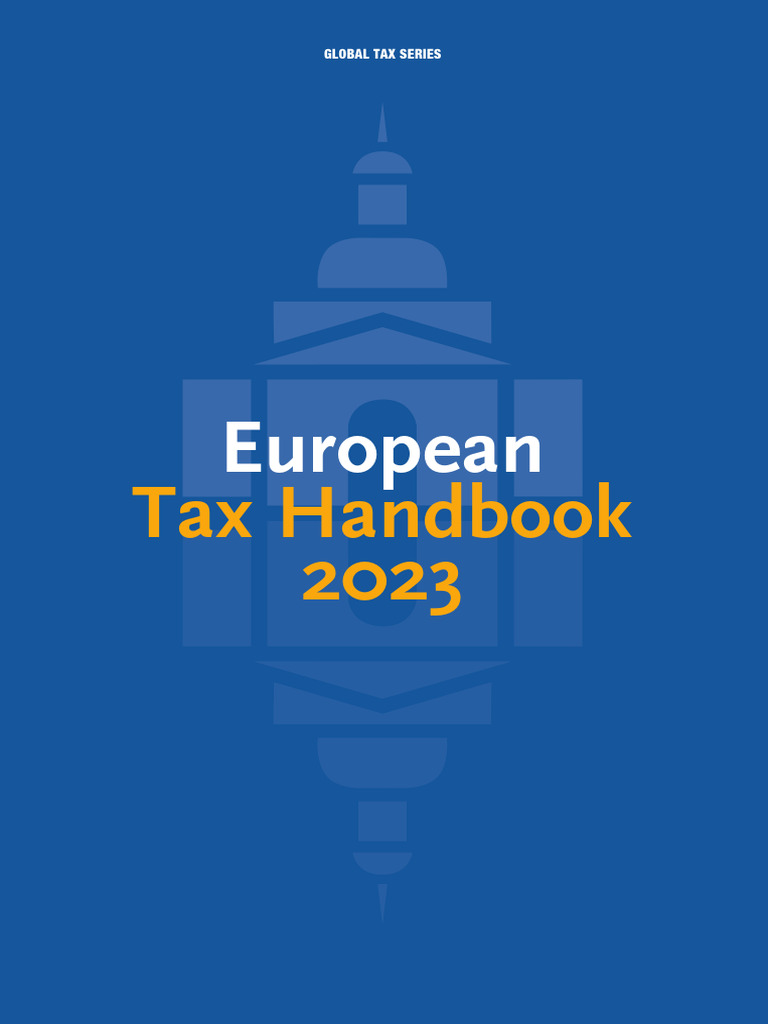 European Tax Handbook 2023 Overview | PDF | European Union | Subsidy