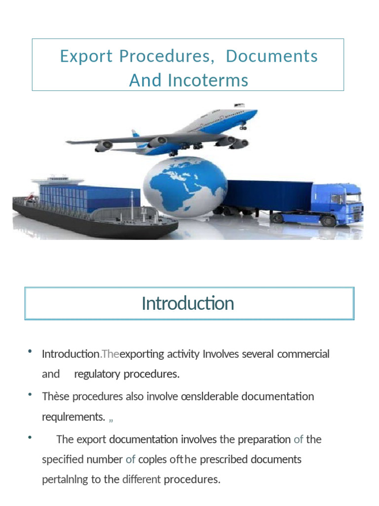 Export Procedures for Pharma Cargo | PDF | Freight Transport | Trade