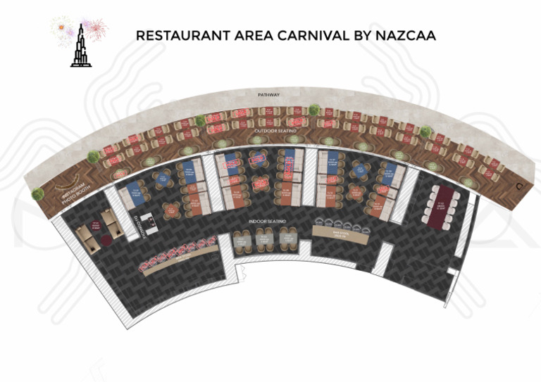 NAZCAA Restaurant Lounge Area | PDF
