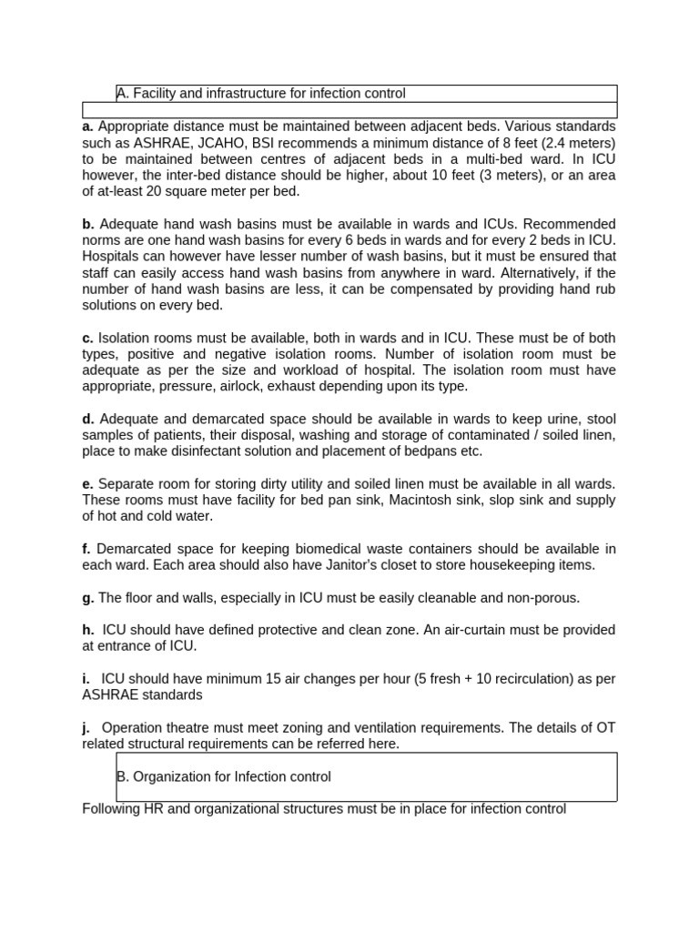 Infection Control Guidelines for Hospitals | PDF | Infection ...