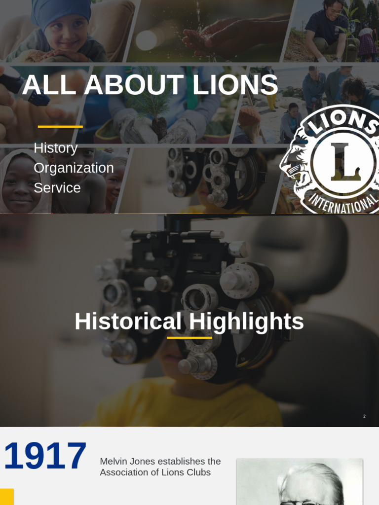 Lions Clubs International Overview | PDF