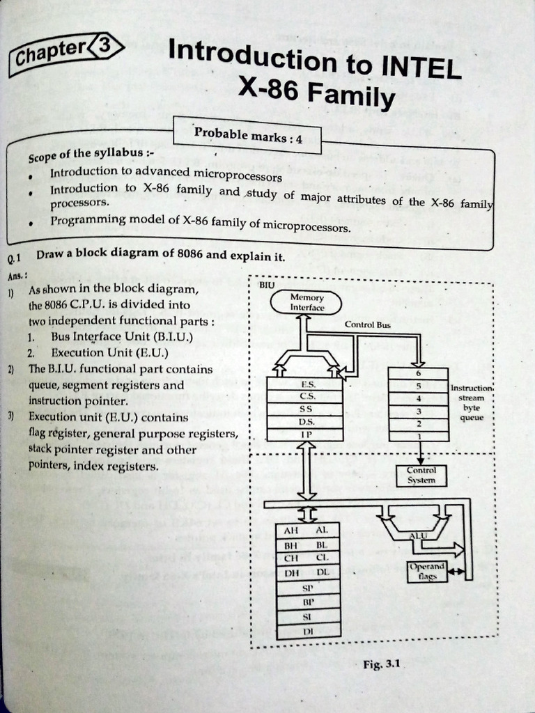 Overview of Intel X-86 Microprocessors | PDF | Integrated Circuit ...
