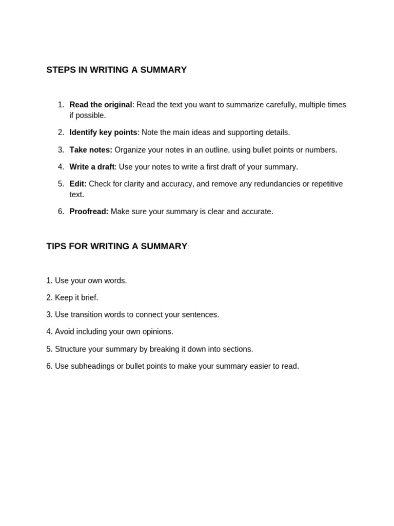 Summary | PDF