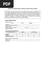 Preschool Health Assessment Form | PDF | Physical Examination ...