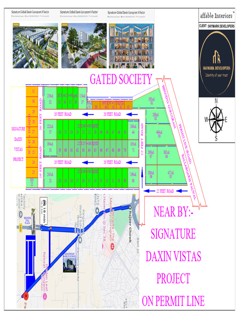 Road Dimensions and Project Details | PDF