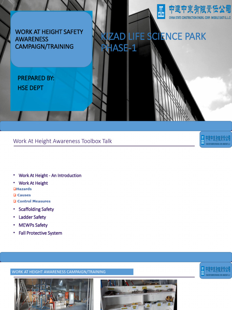 Work At Height Safety Training Guide Pdf