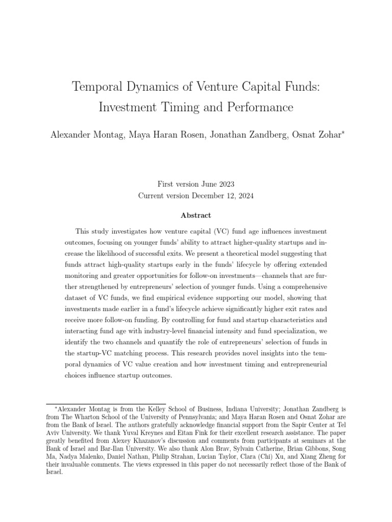 Research | PDF | Venture Capital | Corporate Finance