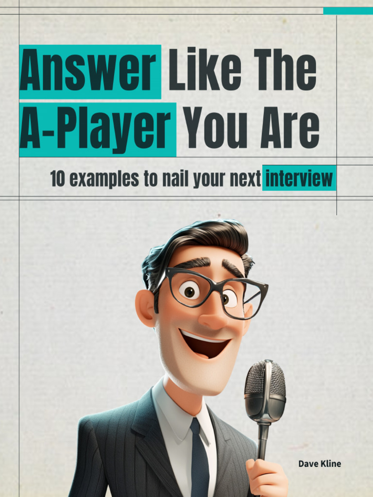 Answer Like The A Player You Are With 10 Real Examples 1736396795 | PDF