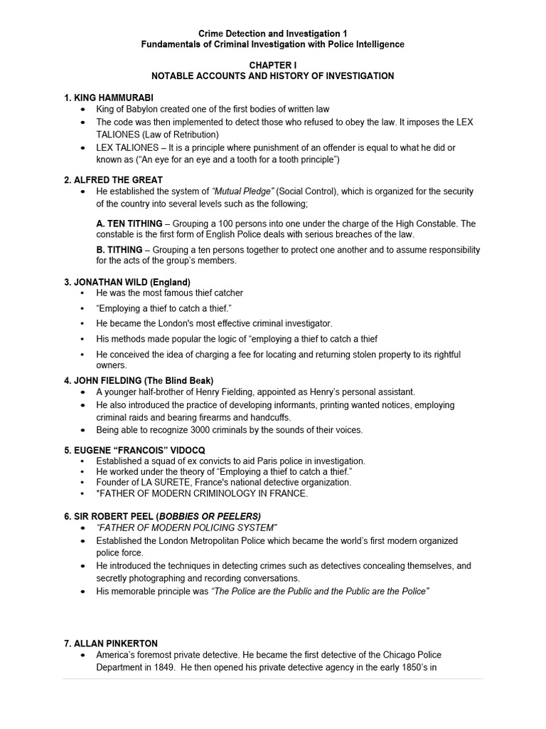 cdi-1-notes | PDF | Confession (Law) | Arrest Warrant