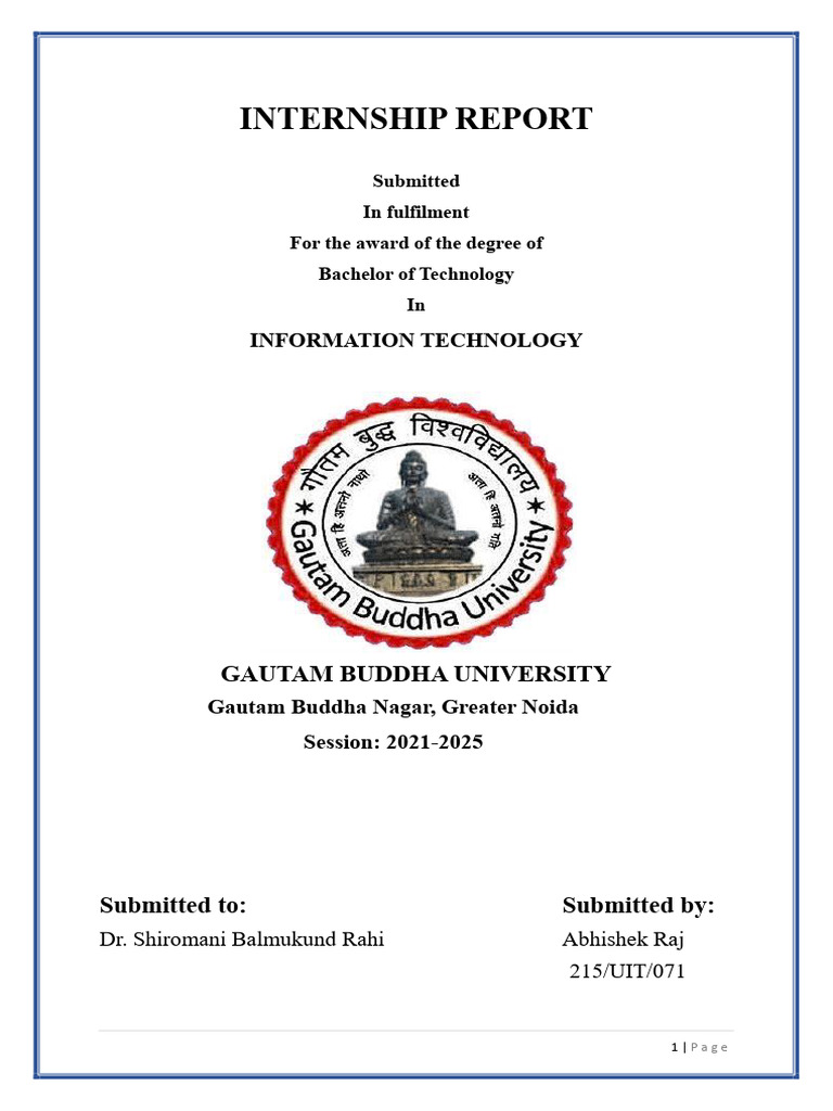 Internship Report Major Pdf Web Development Websites