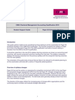 CIMA F6 (E3) Business Strategy Syllabus