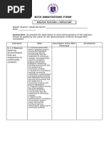 MTI-NCOI Annotations Form (1) | PDF | Learning | Annotation