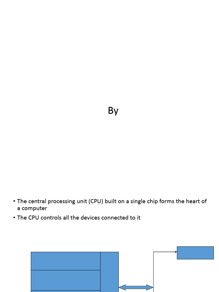 Overview of Microprocessor 8085 Architecture | PDF | Central Processing ...