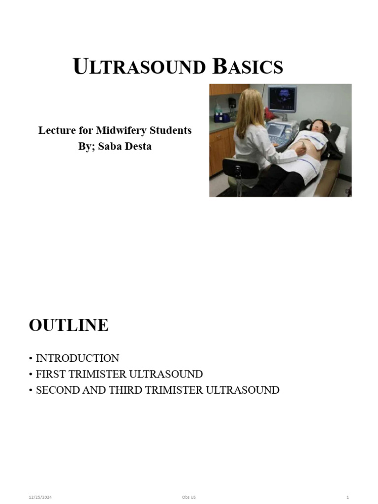 Obstetric Ultrasound Basics for Midwives | PDF | Medical Ultrasound ...