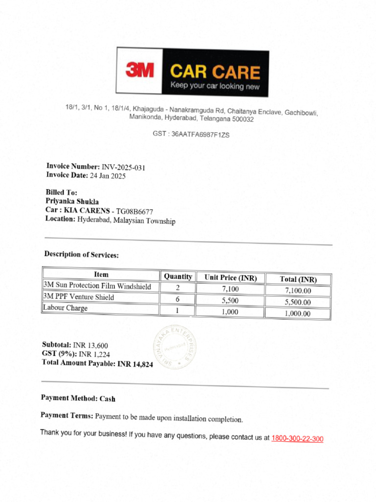 3M Invoice_scan | PDF