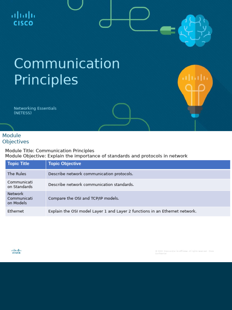 Communication Principles | PDF | Computer Network | Osi Model