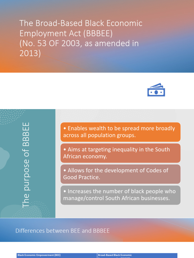 Understanding BBBEE: Key Insights and Impacts | PDF | Economies | Business