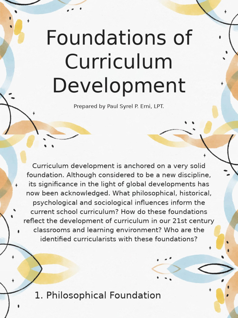 Ed9 - Foundations of Curriculum Development | PDF | Curriculum | Planets