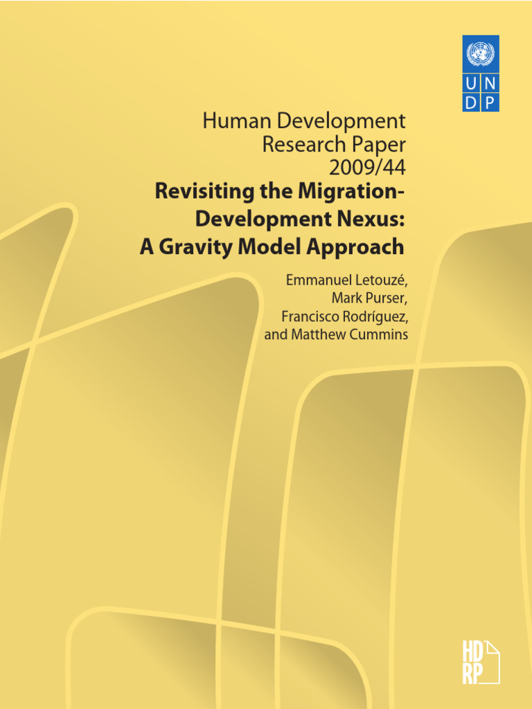 Migration-Development Nexus Analysis | PDF | Human Migration | Immigration
