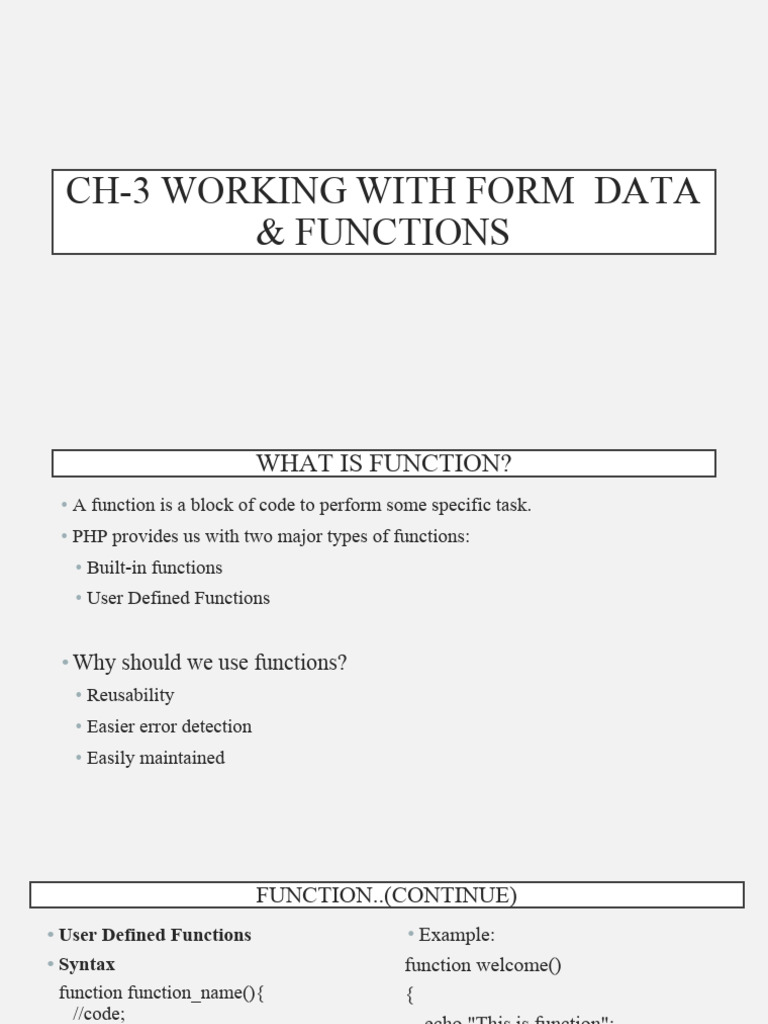 Ch-3_Part-1 | PDF | Parameter (Computer Programming) | Php