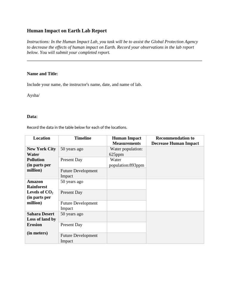 Lab Report | PDF