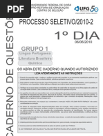 UFG - 2010 - 2 (Junho - 2010) - 1ª e 2ª fases