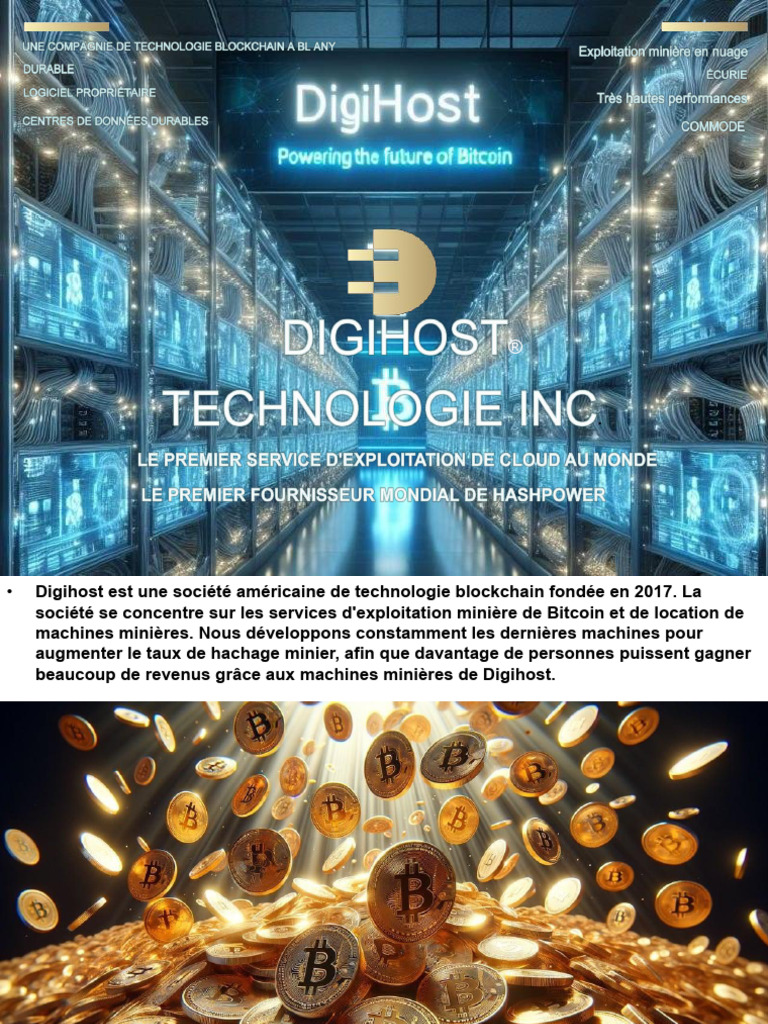 Digihost | PDF | Crytomonnaies