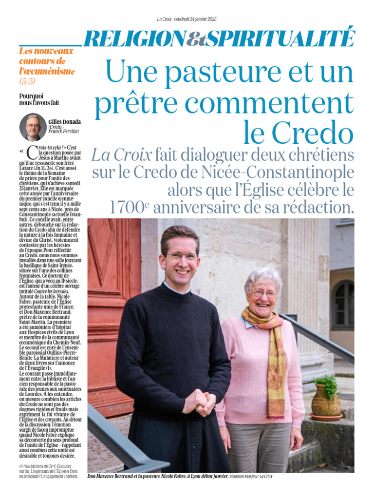 Dialogue sur le Credo de Nicée-Constantinople | PDF | Église catholique ...