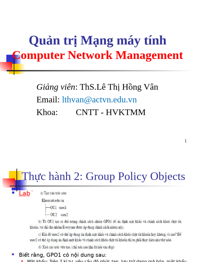 Oup Policy Objects | PDF