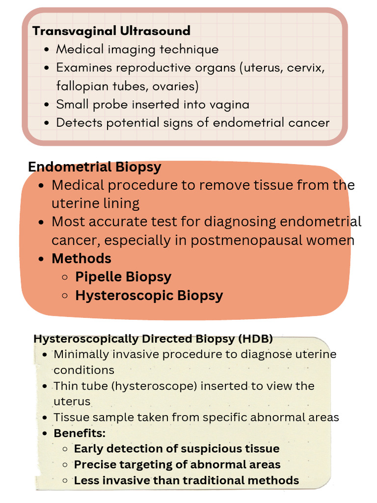 Transvaginal Ultrasound Medical | PDF | Biopsy | Uterus