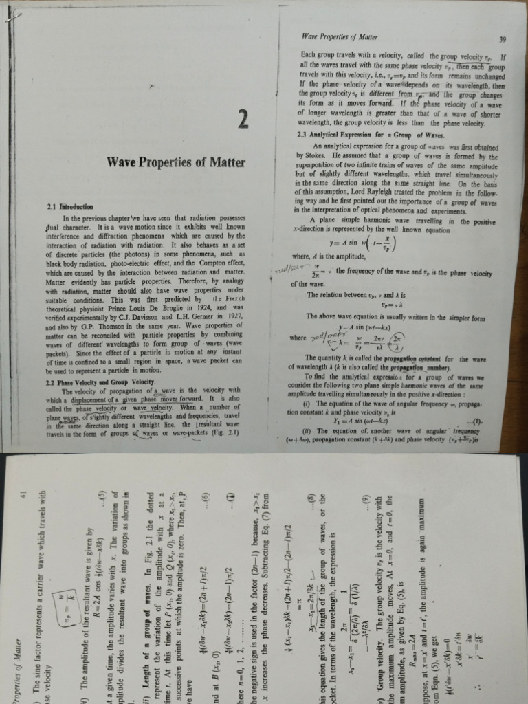 Wave Motion Sir Notes | PDF