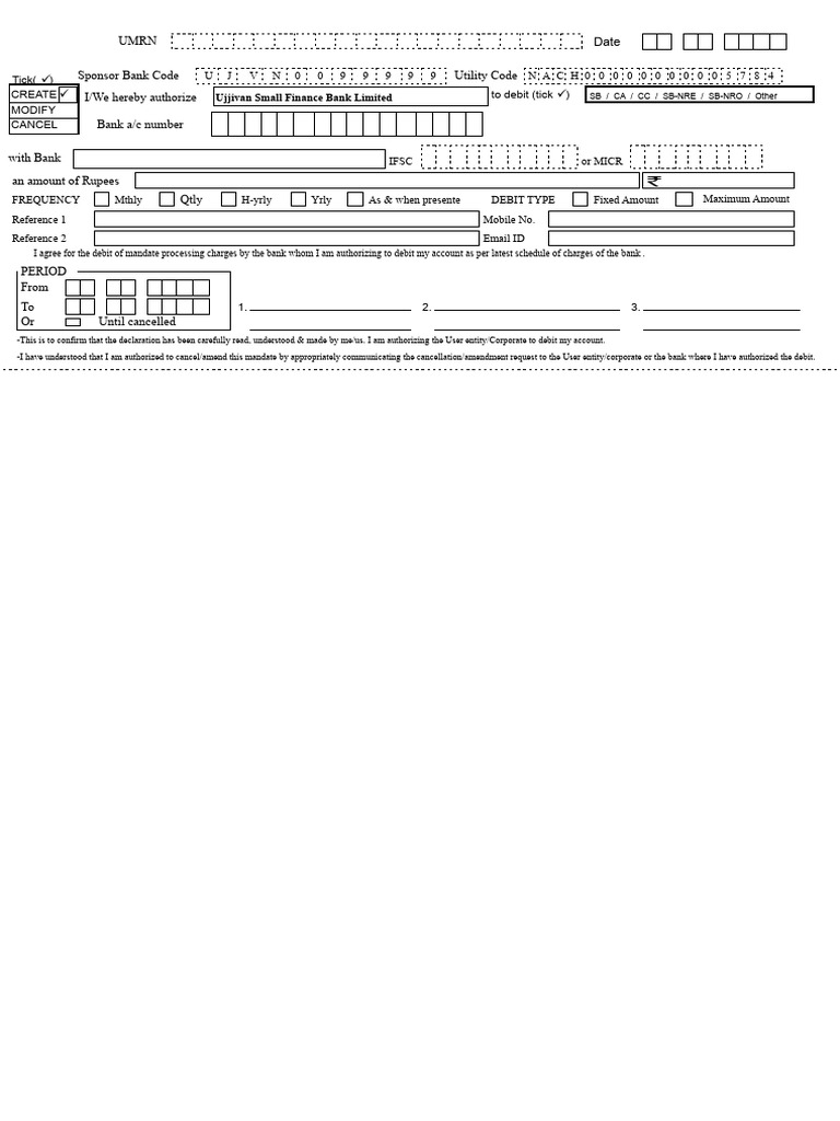 Ach E Mandate Full Form