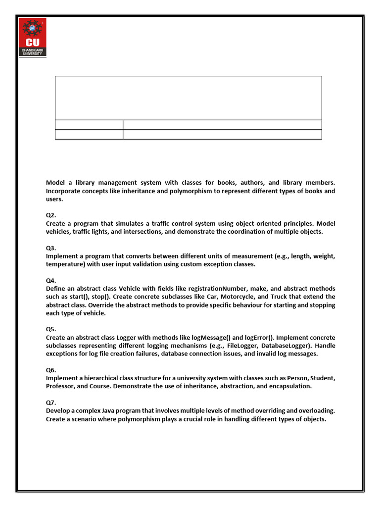 Java Project-Based Learning Assignments | PDF | Method (Computer ...