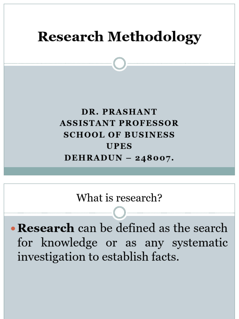 Research Methodology 1 45 Pdf Survey Methodology Experiment