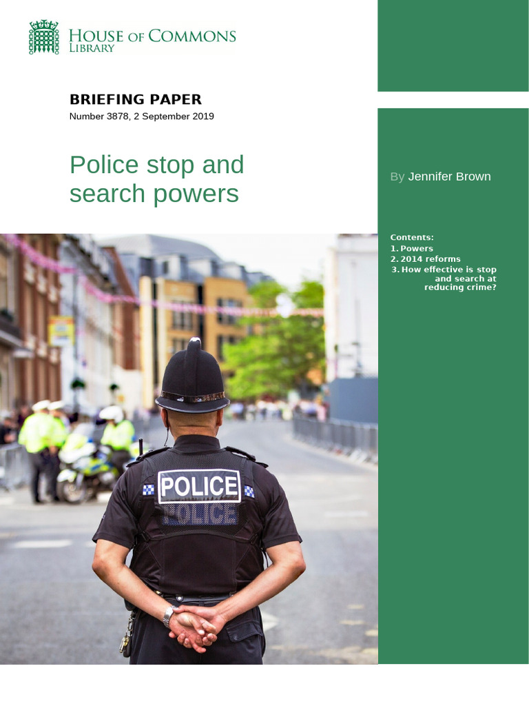 England Police Powers | PDF | Reasonable Suspicion | Police