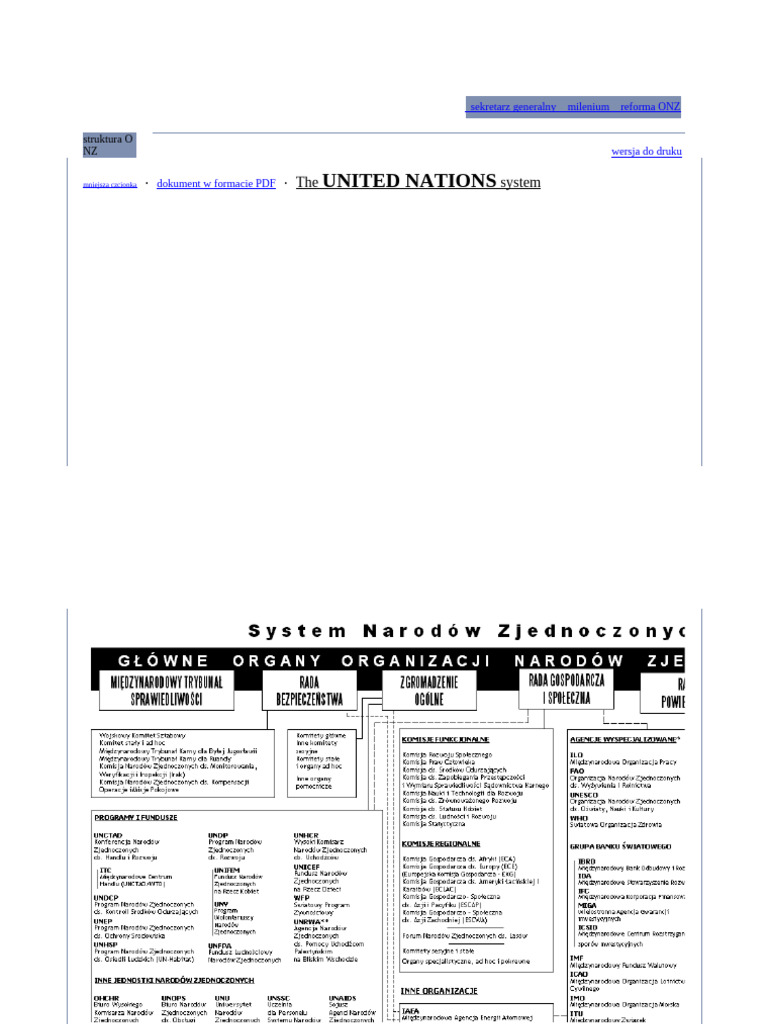 Struktura Onz | PDF