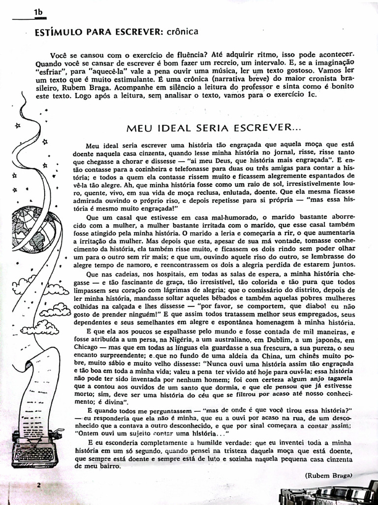Meu Ideal Seria Escrever | PDF