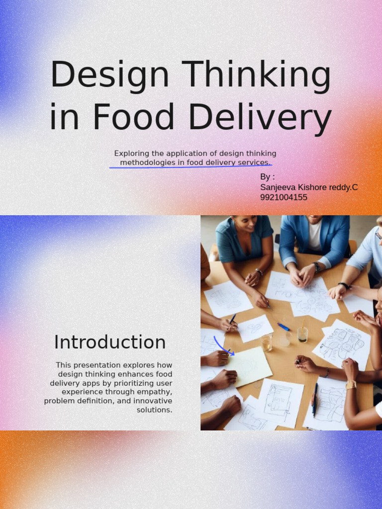 Enhancing Food Delivery with Design Thinking | PDF | Design Thinking ...